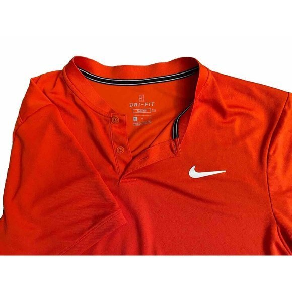 Nike Golf Slim‎ Fit Dri-Fit Red Polo Men's XL - Picture 1 of 4